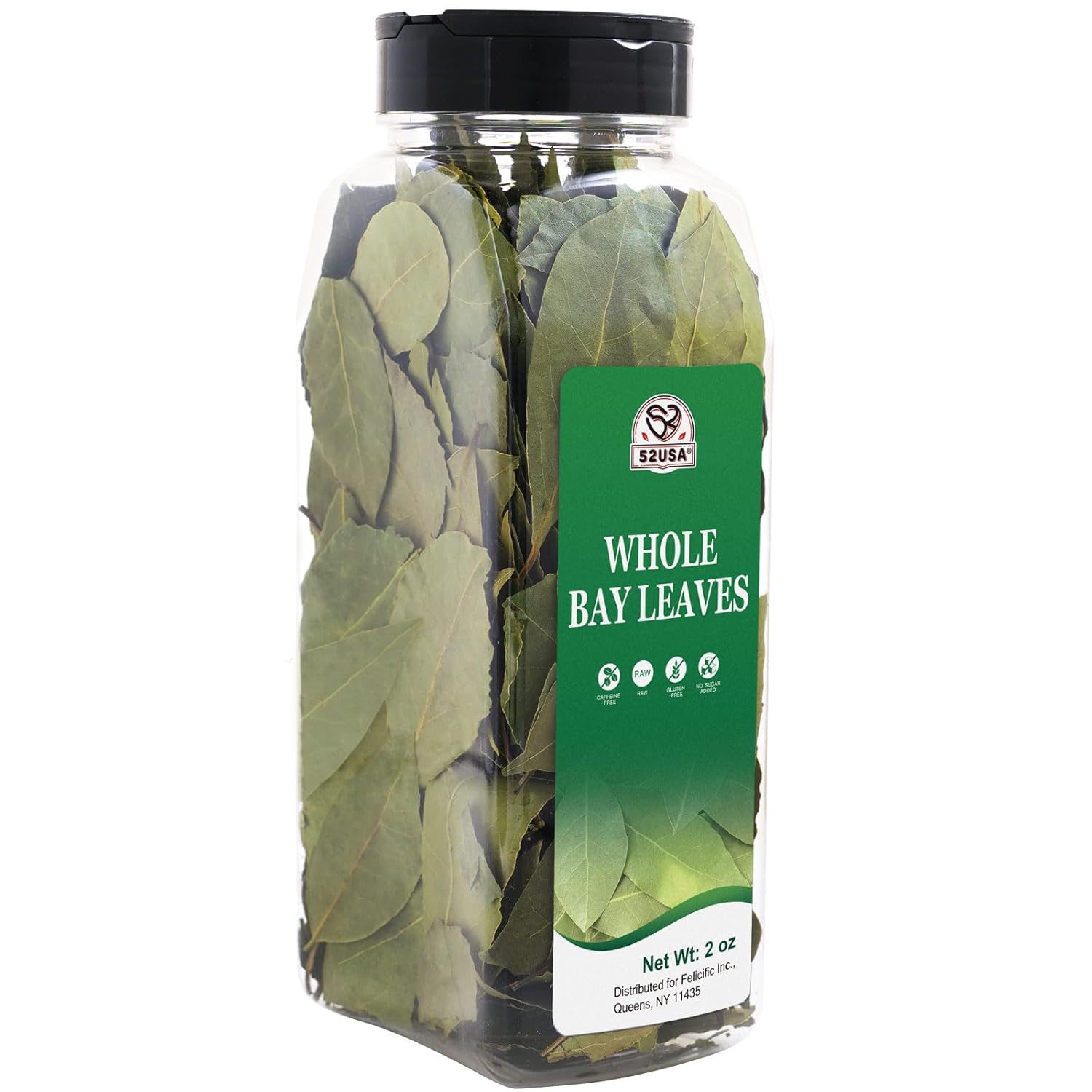 52USA Bay Leaves Whole, 2 oz, Dried Bay Leaves, All Natural, Gluten Free, Caffeine Free, No Sugar, Laurel Herbs for Cooking