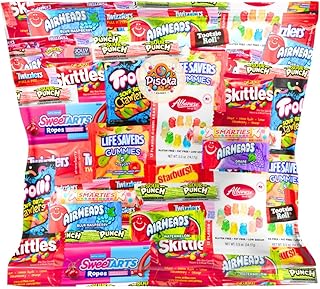 Assorted Candy Mix - Variety Pack of Gummies, Sour Candy, and Chewy Treats - Perfect for Parties, Pinatas, and Snacking (4 LB)