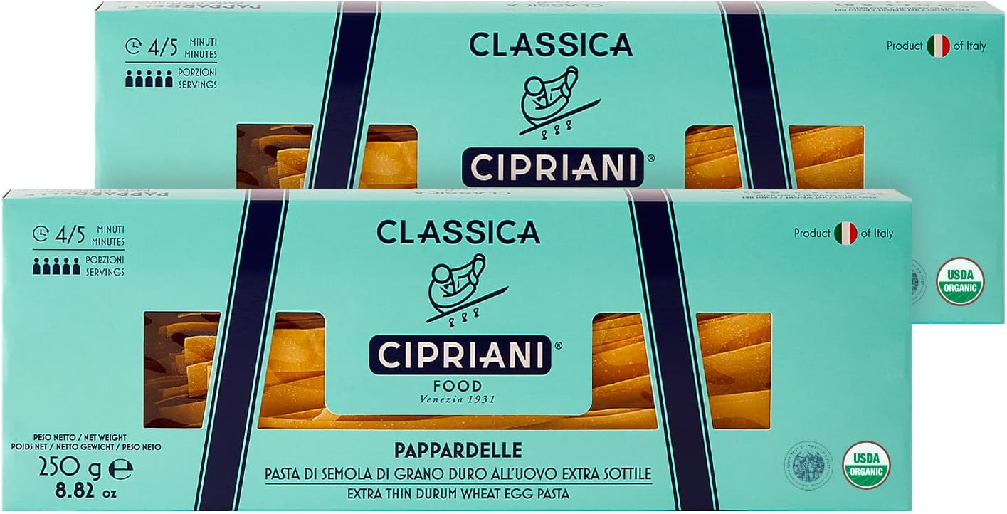 Cipriani Food Pappardelle Extra Thin Egg Pasta - 8.82 oz (2 Pack)