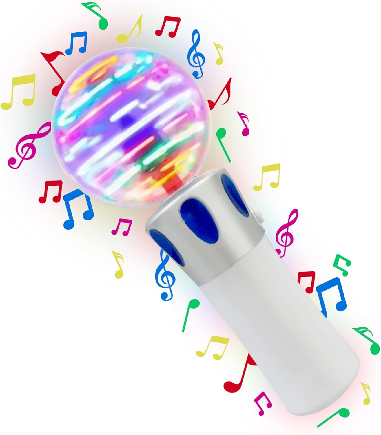 LoveHugs Musical Light Up Wand - Sensory Lights For Autism - Sensory Toys For Autism - Autistic Toy - Magic Wands For Kids