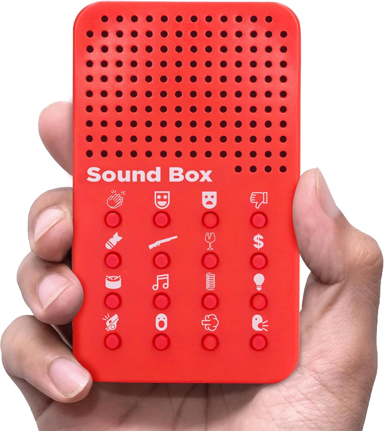 ArtCreativity Funny Noises Machine with 16 Sound Effects - Electronic Noisemaker for Content Creators, Youtubers - Novelty Prank Item for Kids & Adults - Include Applause, Laughter, Buzzer, and More