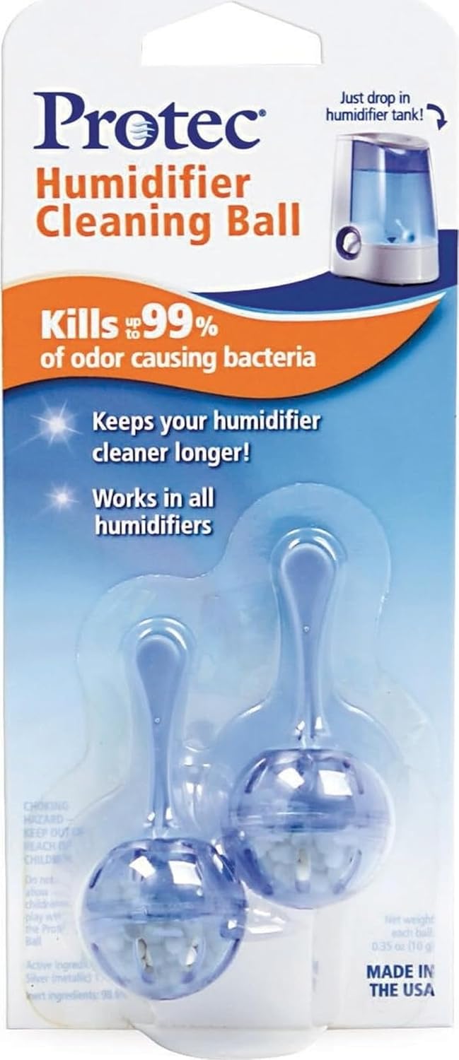 ProTec PC-2 Humidifier Tank Cleaning Cartridge, 2-Count | Water Tank Cleaning Cartridge for Cleaner Humidifier Reservoirs (1 pack of 2 cartridges)