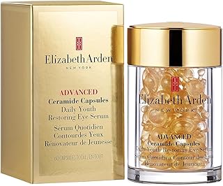 Elizabeth Arden Advanced Ceramide Eye Serum Capsules, Youth Restoring Daily Skin Care, 60 Count