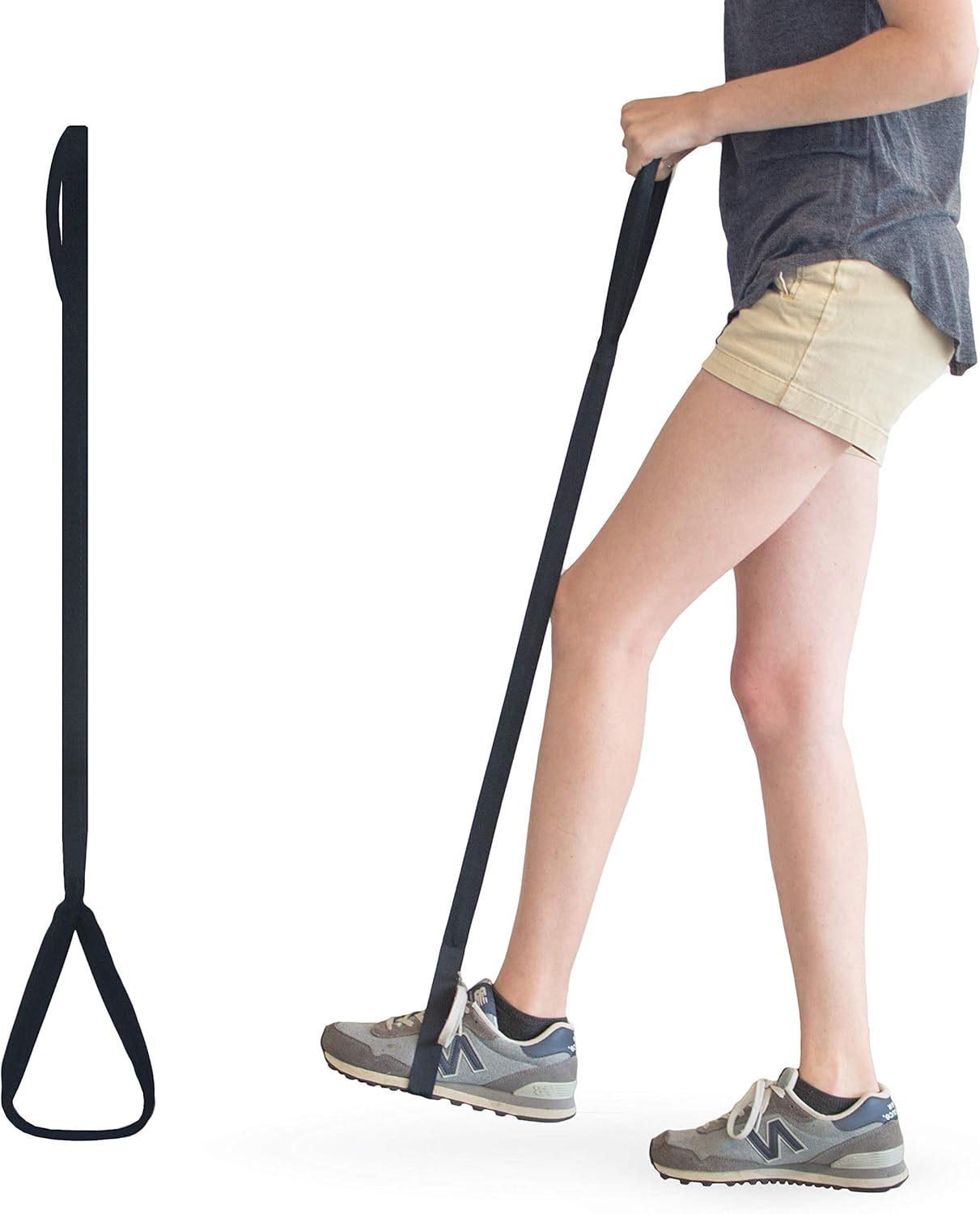 RMS Premium Leg Lifter with Hand Strap and Foot Loop, 42 Inch