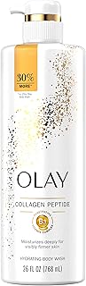 Olay Cleansing & Firming Body Wash for Women with Vitamin B3 and Collagen, Younger & Healthier Looking Skin, Fast Absorbing Formula, 26 fl oz