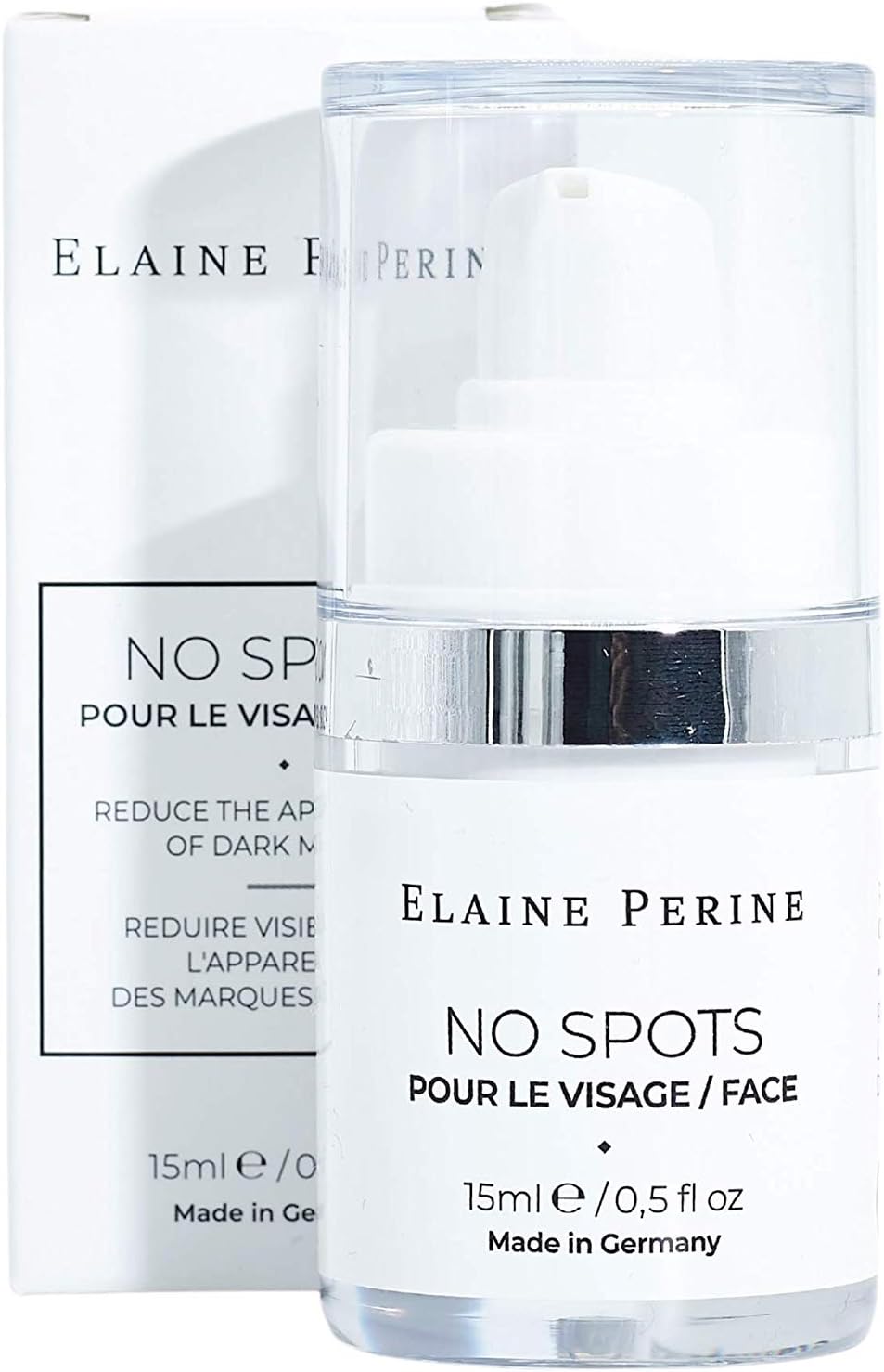 Anti Pigment Cream, Pigment Spot Remover, Age Spots, Freckles Remover, Hyperpigmentation, NO SPOTS 15ml - by Elaine Perine Made in Germany