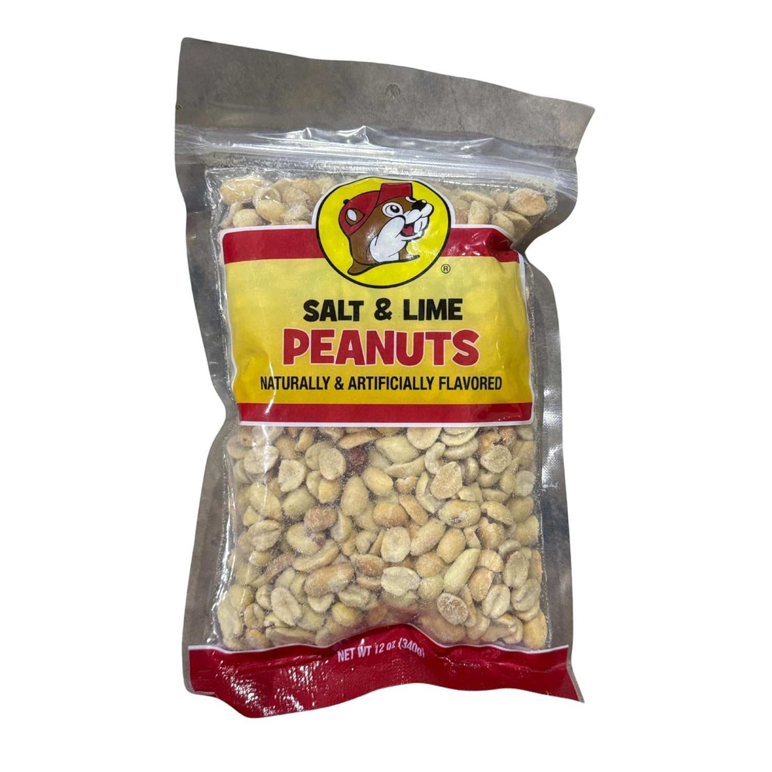 Buc-ee's Salted, Sweet and Spicy Peanuts – Coated, Organic Dry Roasted Peanuts, Plant Based Protein Snack & Classic Cocktail Peanuts – Pantry Staples, Adult & Party Snacks (Salt & Lime, 12 Ounce)