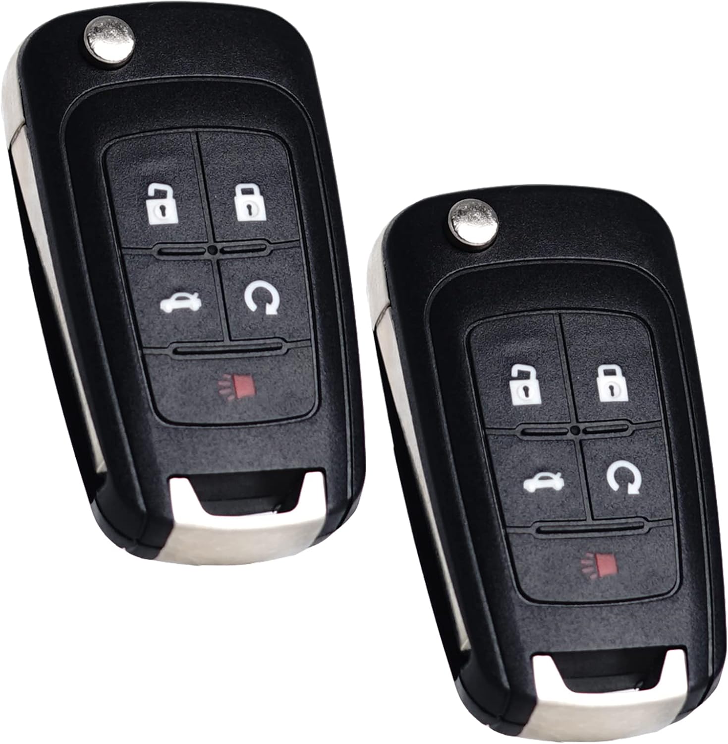 Key Fob Replacement Fits for Chevy Cruze Equinox Camaro Impala Malibu Sonic Buick Regal Verano Encore Lacrosse GMC Terrain 2010-2021 OHT01060512 Keyless Entry Remote Control 13504199