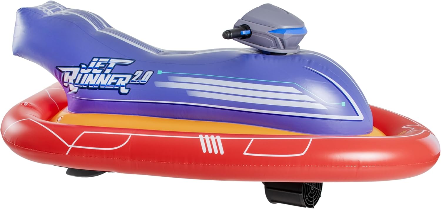 Poolcandy Jet Runner 2.0-12V Motorized Inflatable Ride-On Watercraft Pool Float - Perfect for The Pool or Lake! Best, Most Advanced and Fastest Model Ever!!!