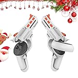Tyasoleil VR Handle Accessories for Meta Quest 2 & 3, Humanized Weighted Gun Stock for Oculus Quest 3S, Enhance Control Feel, Realistic FPS Gaming Experience(Model C)