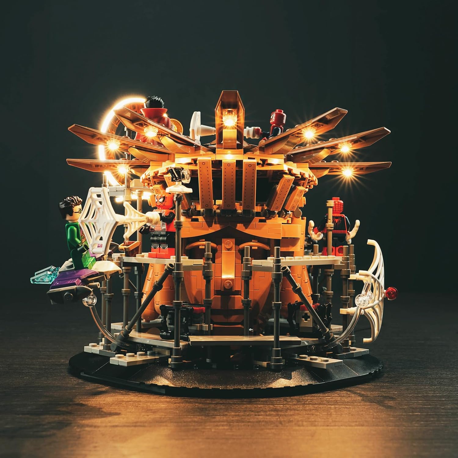 LED Light Kit for Lego Spider-Man Final Battle 76261, Upgraded Creative Lighting Set Accessories Compatible with Lego 76261 Building Set (Lights Only, No Models)