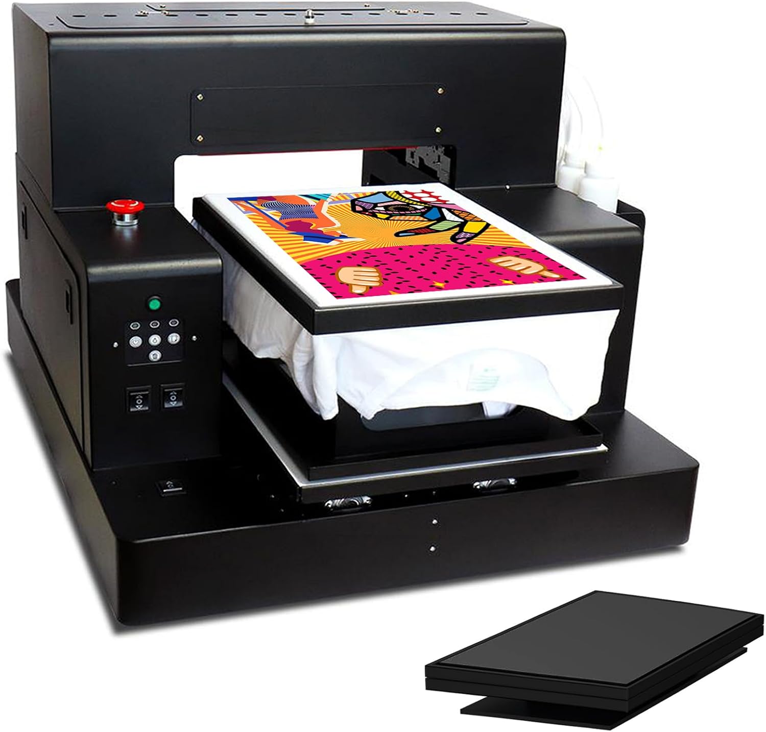 A3 DTG & DTF Printer, L805 DTG Machine T-Shirt Printers, Multifunction Direct to Garment Printer with White Ink Circulation and Vacuum Suction Platform for T-Shirts, Hoodies, Pants, Hats