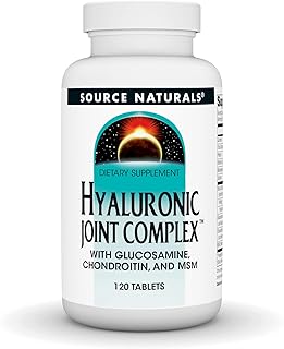 Source Naturals Hyaluronic Joint Complex with Glucosamine, Chondroitin & MSM Extra Strength - 120 Tablets