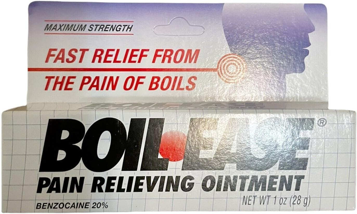 Boil Ease Pain Relieving Ointment, 1 Ounce (3 Pack)