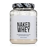 Naked Whey 2LB 100% Grass Fed Whey Protein Powder - Only 1 Ingredient, Unflavored Whey Protein, Undenatured, Gluten Free, Soy Free, No GMOs, No Preservatives