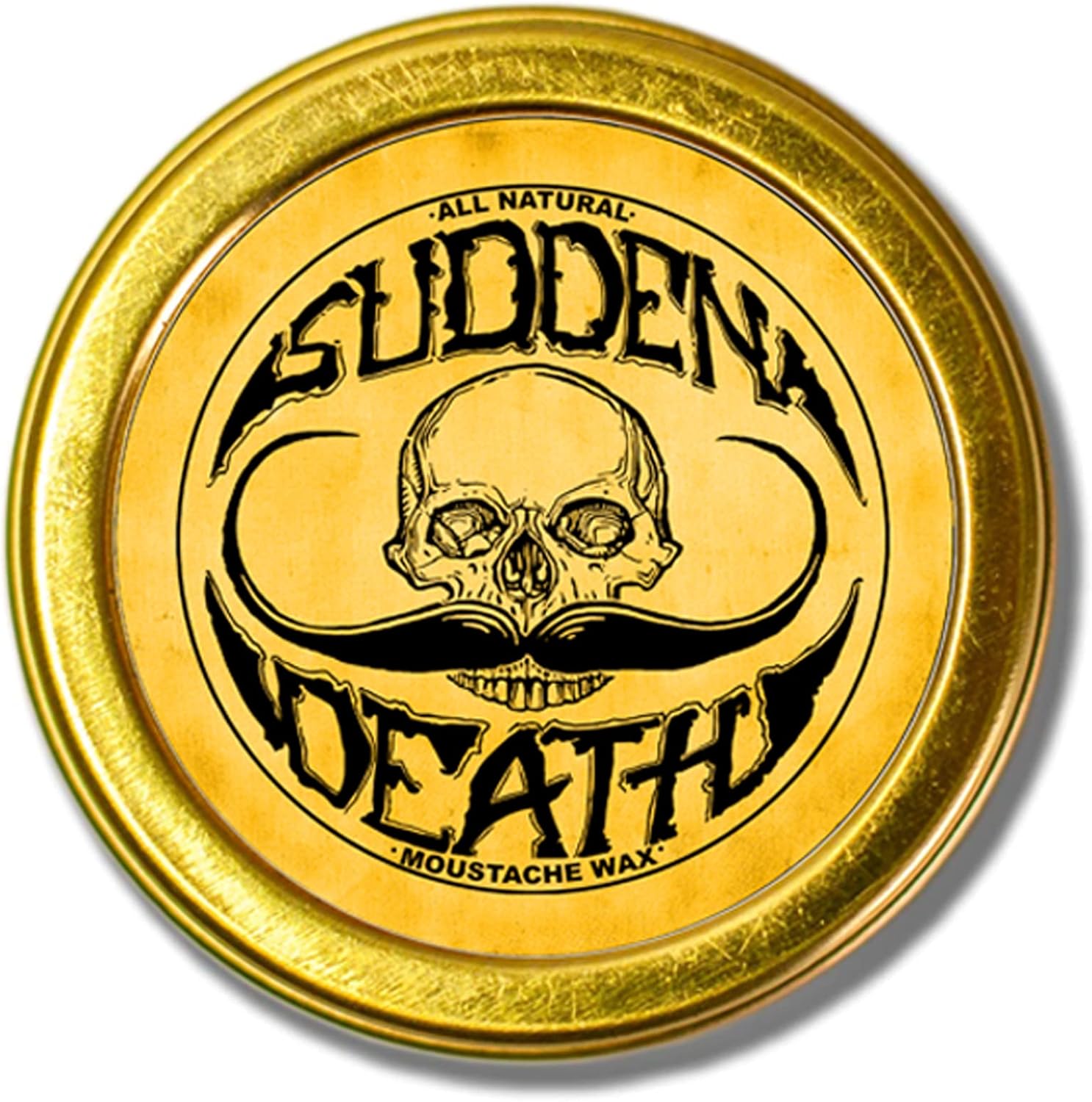 Strong Hold Moustache Wax 30ml | 1oz Handlebar Men's Mustache Wax With Natural Ingredients Can Be Used On Beard Goatee Moustache Holds | Grooming Facial Hair All Day | Unscented