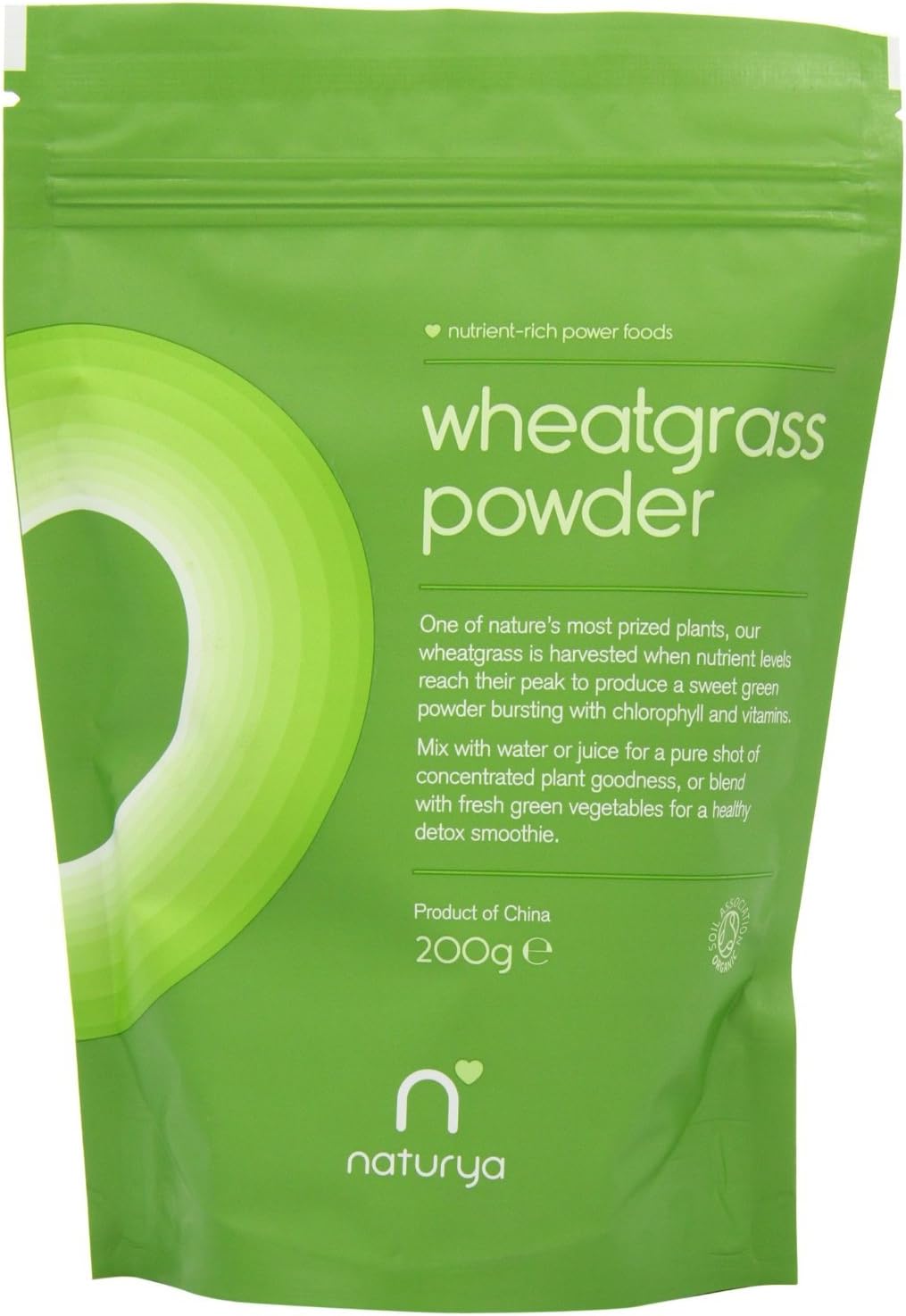 NATURYA ORGANIC WHEATGRASS POWDER 200G X1