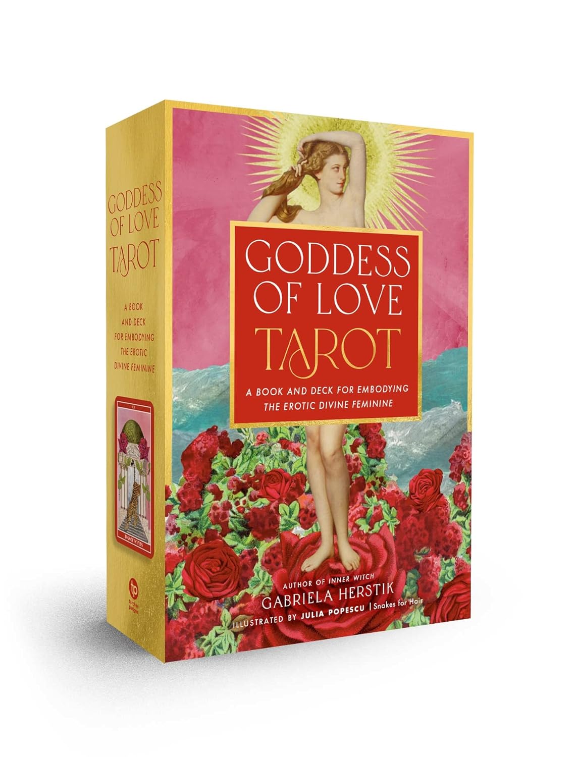 Goddess of Love Tarot: A Book and Deck for Embodying the Erotic Divine Feminine - 78 cards & guidebook
