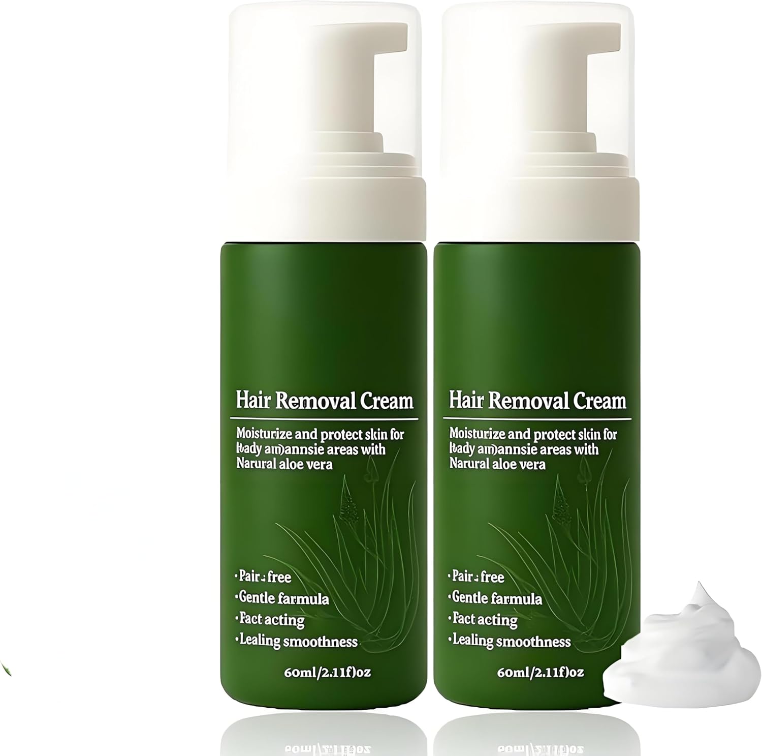 2pc Botane Man Hair Removal Cream, Botane Man Quick & Gentle No-Shave Hair Removal Spray For Face,Body & Intimate Areas