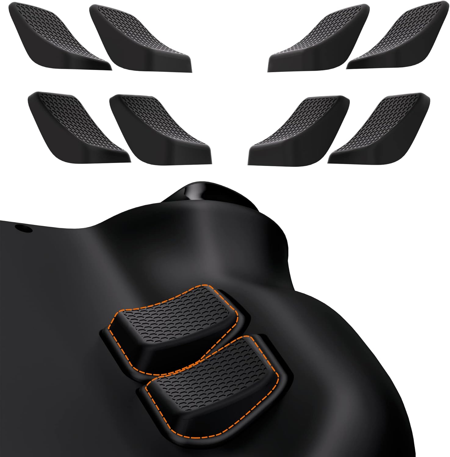 playvital Back Button Enhancement Set for Steam Deck LCD, Grip Improvement Button Protection Kit for Steam Deck OLED - 2 Different Thickness