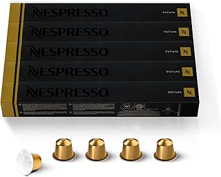 Nespresso Capsules Original Line Stocking Stuffers, Volluto, Mild Roast Espresso Coffee, 50-Count Coffee Pods