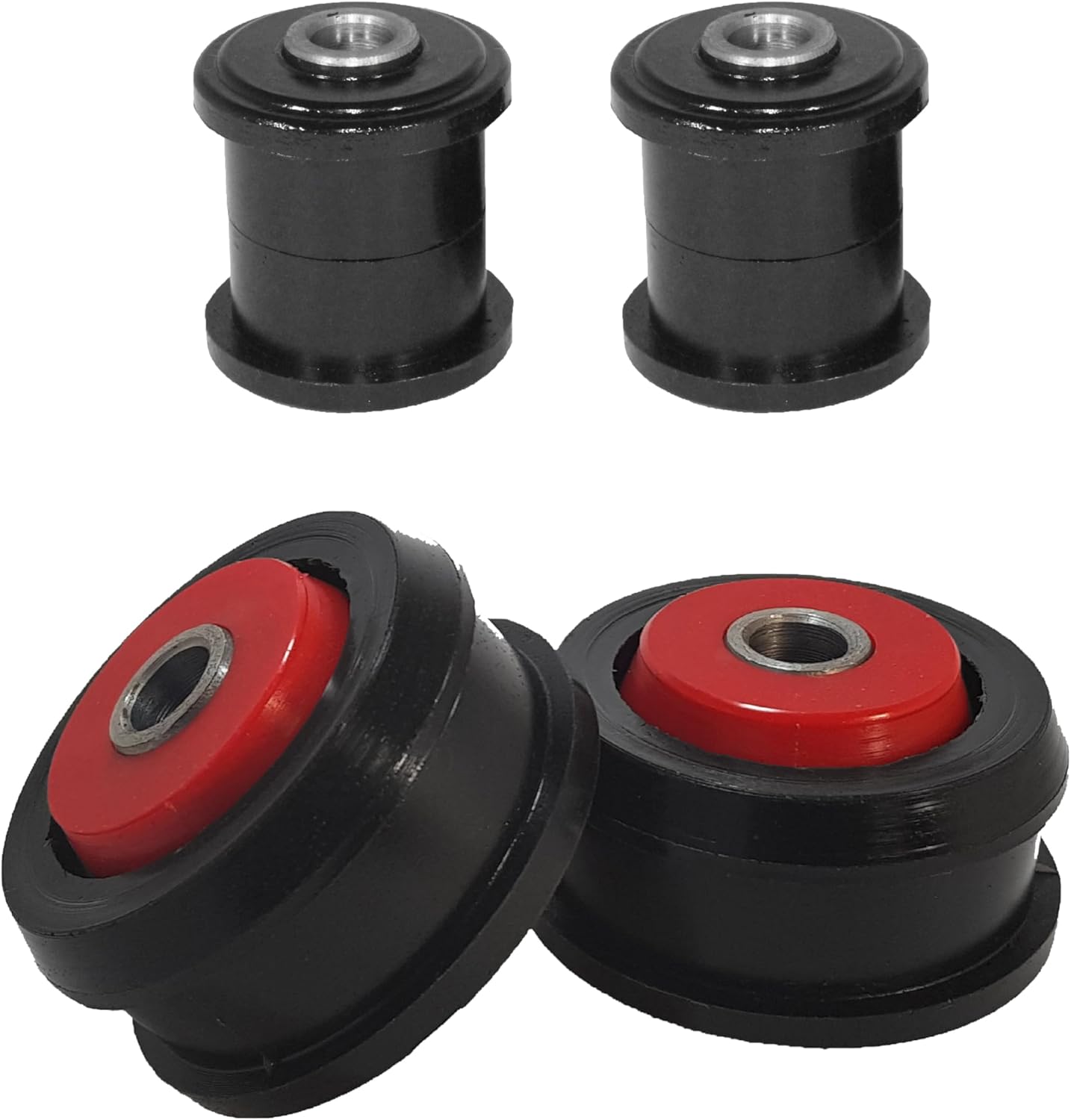 PSB Bushings - Complete Front Lower Arm Polyurethane Bushing Kit - Compatible With Audi A1, TT, Q3 /VW Golf MK7/GTI/Polo 2016 - 2024, Red & black
