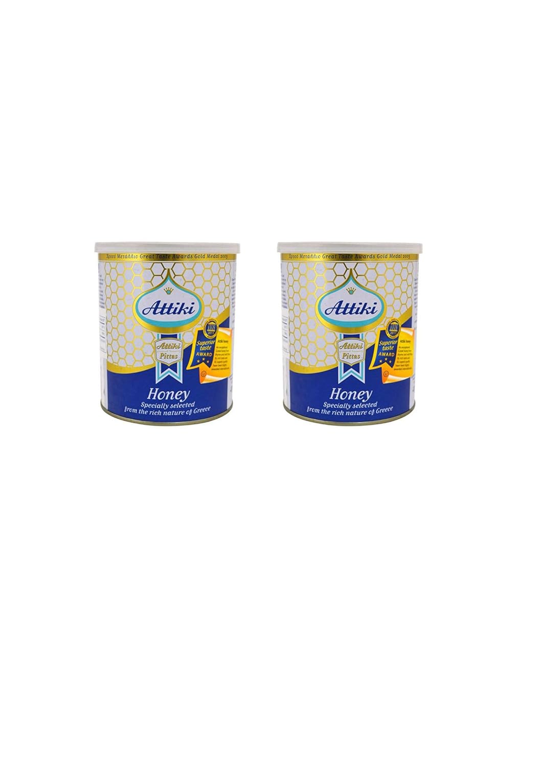 Attiki, Greek Honey 1000g (2.2lb) CAN (2 pack)
