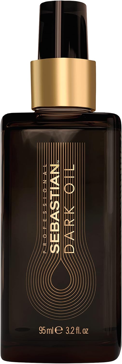 Sebastian Professional Dark Oil Hair Styling Oil | Up to 48hrs Smoothness | Lightweight | For All Hair Types