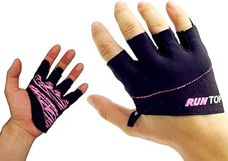 Workout Gloves Weight Lifting Grips with Silicon Padding by RUNTOP - Exercise Gloves Perfect for Women Men Cross Fitness Training WODS Weightlifting Bodybuilding Powerlifting Gym Fitness