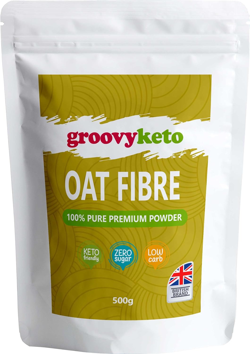 Groovy Keto Oat Fibre | 500g | Extra light and fluffy | Great for Keto King Bread | Made in EU