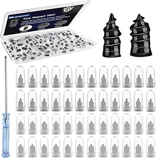 NACHLYNN 50 Pcs Tire Repair Nails Self-Tapping Screw Rubber Screw Tool Self-Service Tire Repair Nai for Car Motorcycle Truck