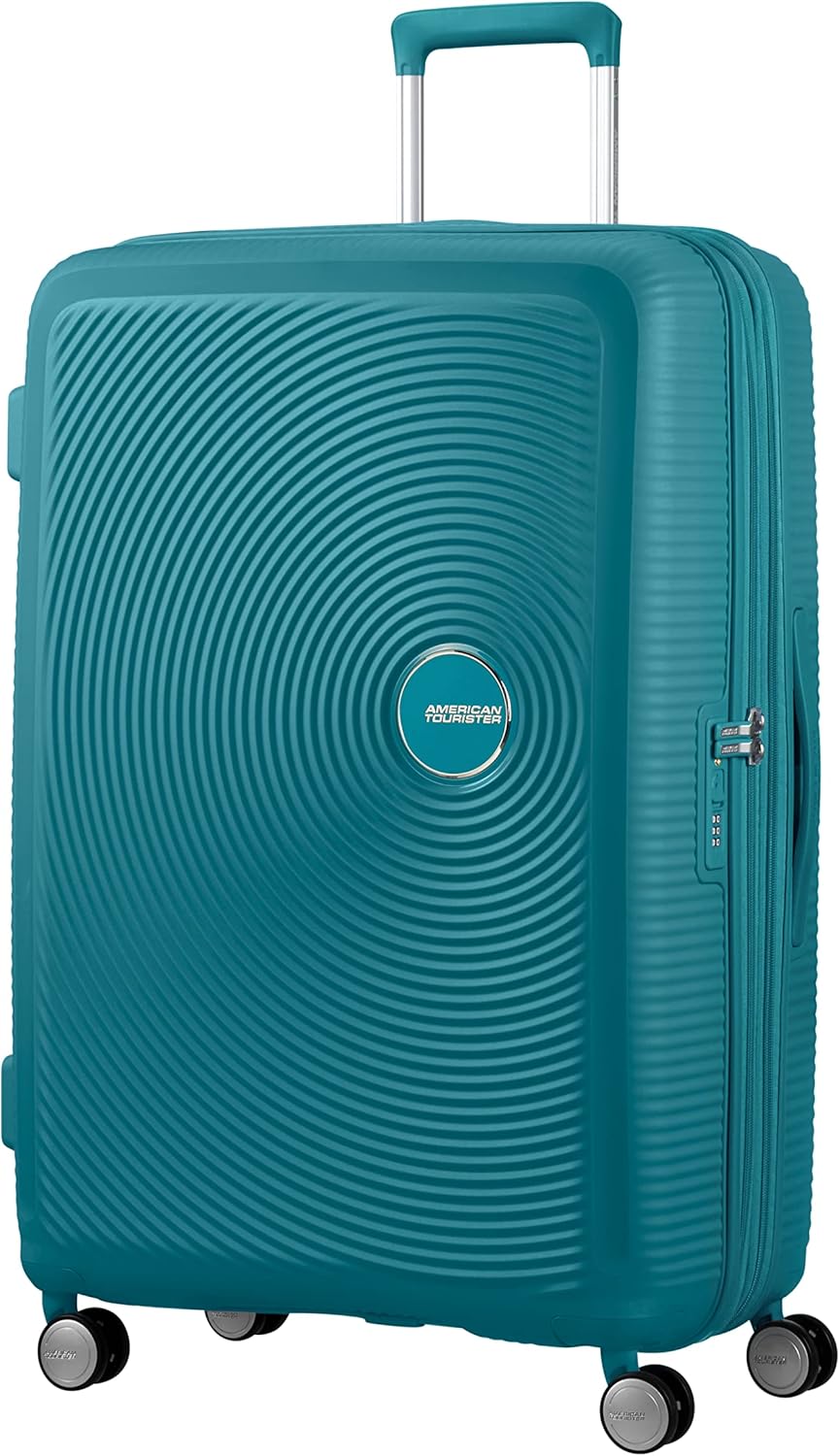 American Tourister Soundbox - Spinner L, Suitcase, 77cm, 110 L, Green (Jade Green)