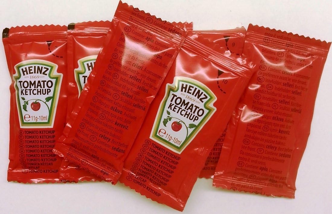 Heinz Tomato Ketchup 50x11gram Sachets