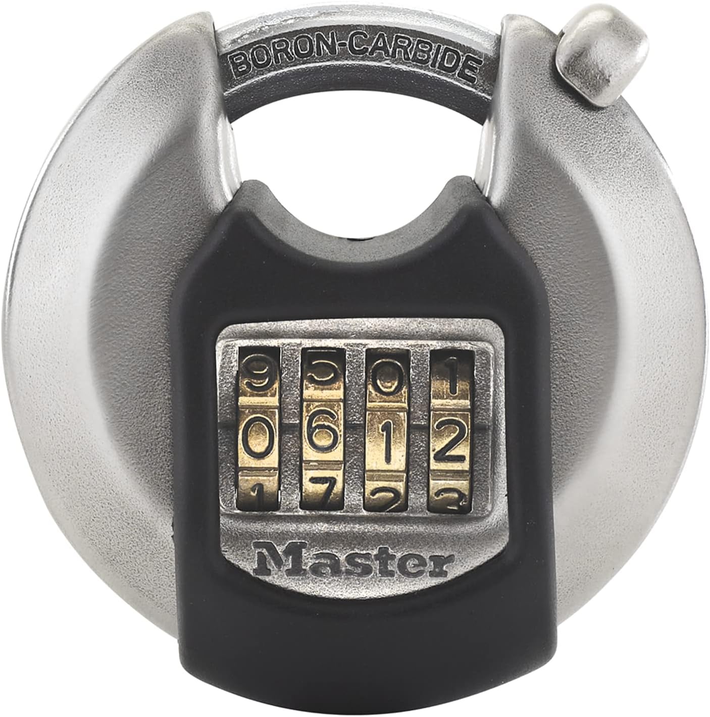 MASTER LOCK Heavy Duty Combination Padlock, Security Level 8/10, Combination, Outdoor, Stainless Steel, Weatherproof