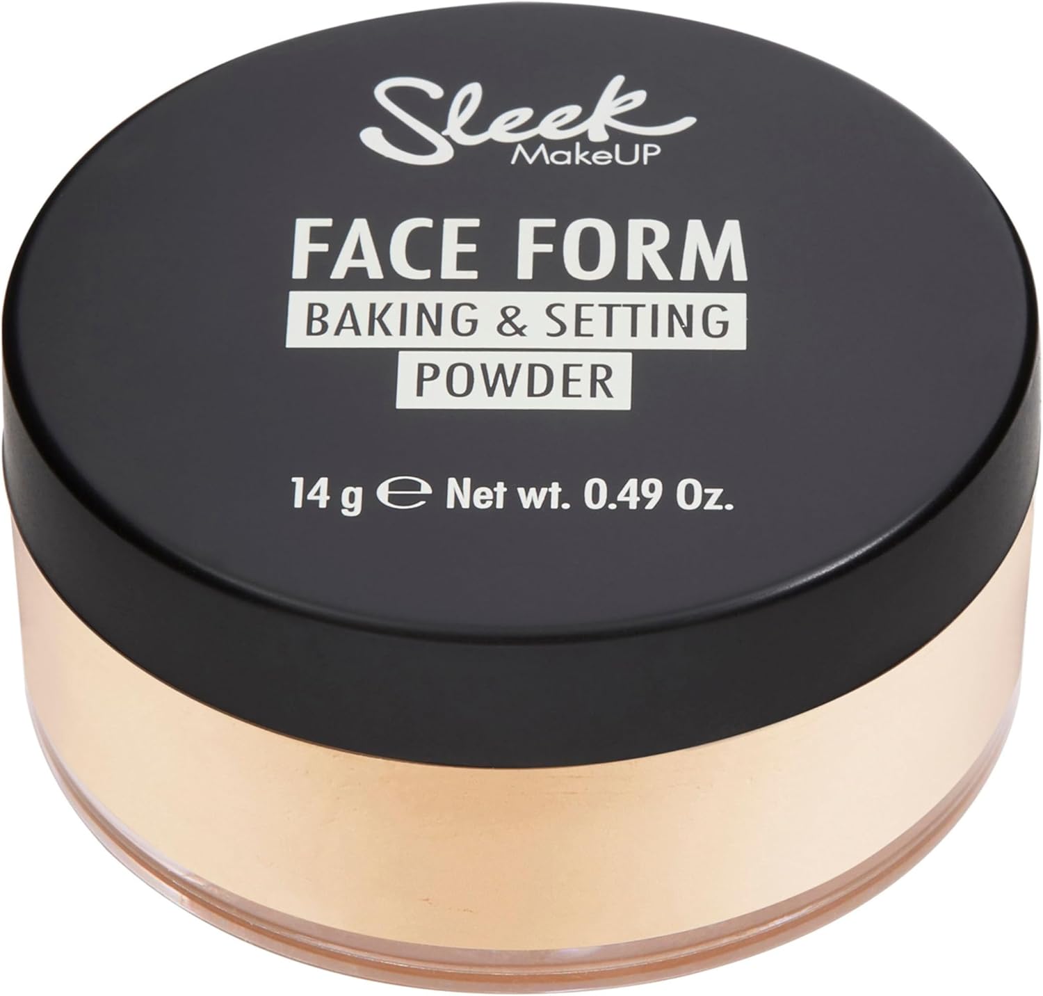 Sleek MakeUP Face Form Baking & Setting Powder, Loose Setting Powder to Lock in Your MakeUP, Lightweight Formula, Light, 14g