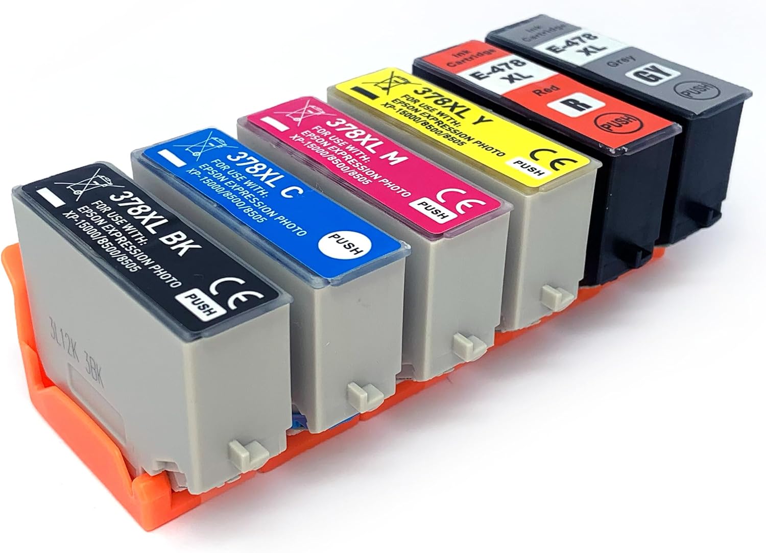 Ink Express Compatible 378XL & 478XL High Capacity Ink Cartridge Multipack Compatible with Epson Printers for Epson Expression Photo XP-15000