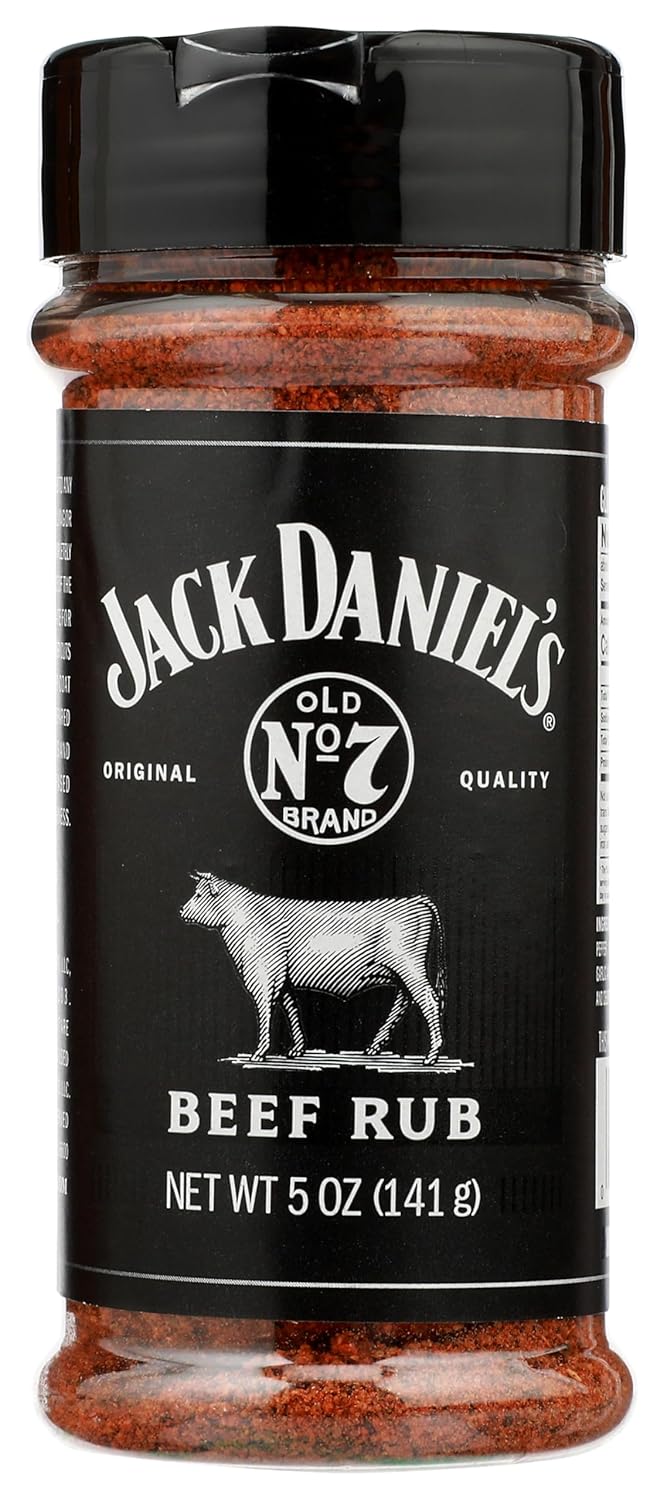 Jack Daniels Seasoning Rub Barbeque Beef, 5 oz