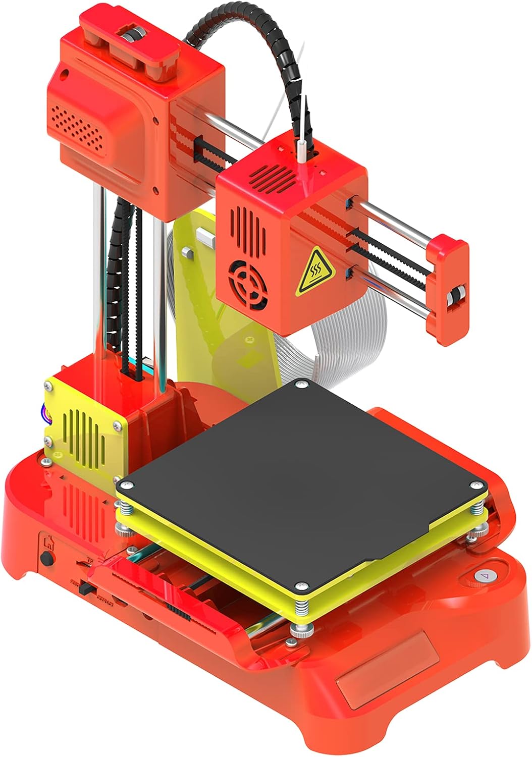 Jadeshay 3D Printer,Mini DIY 3D Printers Desktop Kit for Beginners Kids Teens 3D Printer with PLA Filament Magnetic Removable Plate USB Cable TF Card Max Print Speed 40mm/s