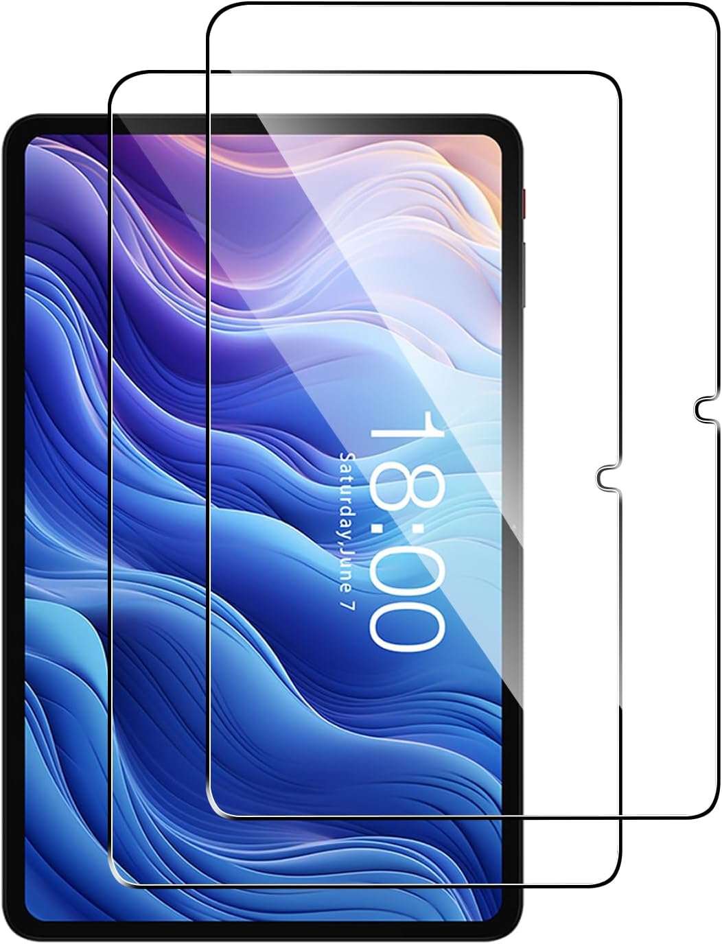 2 Pack Compatible with TECLAST T60/Doogee T40 Pro Tab 12 Screen Protector,Full Coverage 9H Tempered Glass Film,HD Clear Scratch Resistant,Bubble-Free for TECLAST T60 Tab 12 Inch Screen Protector…