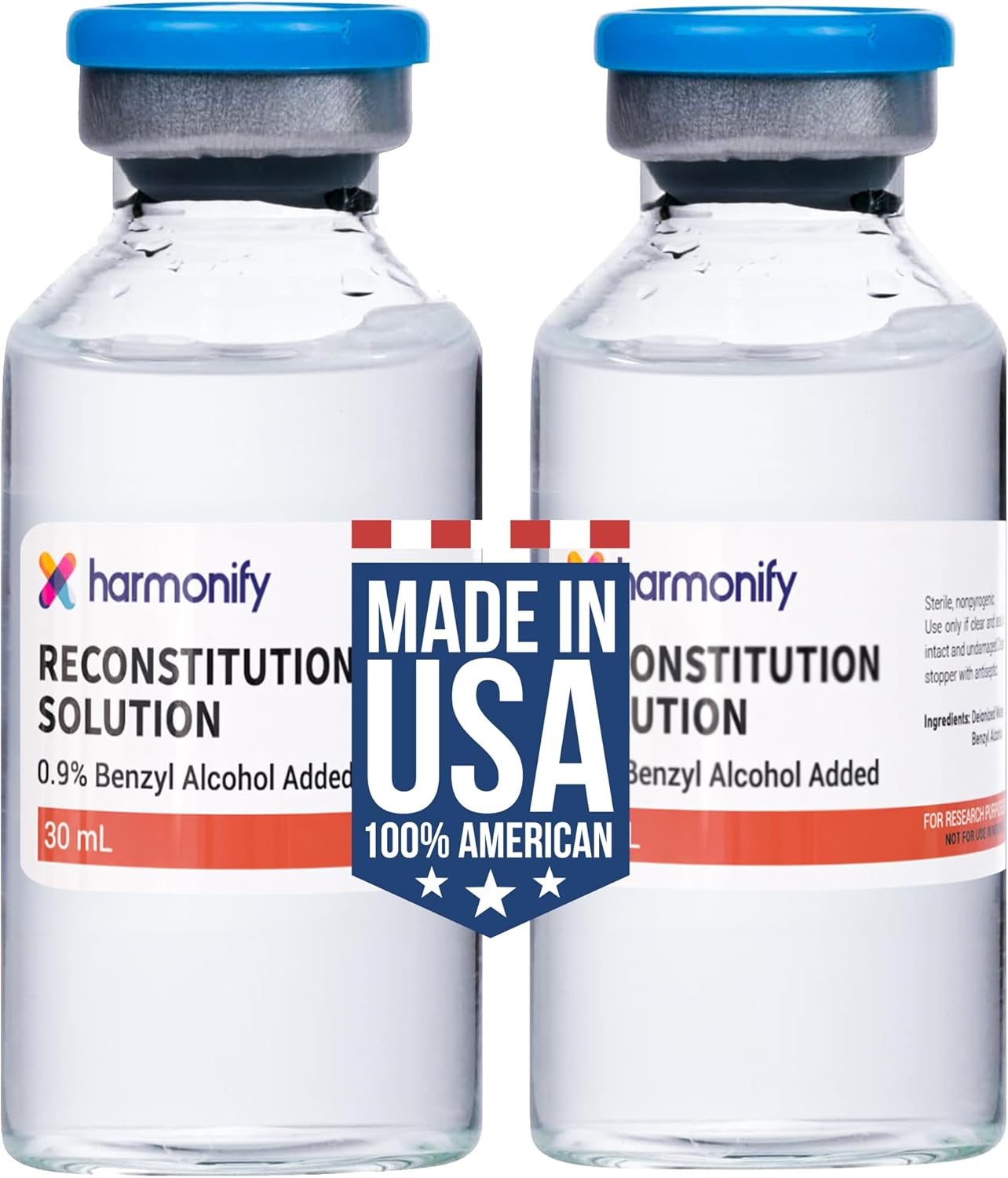 Lab Sample Vials 2 Pack 30 ml, Made in USA