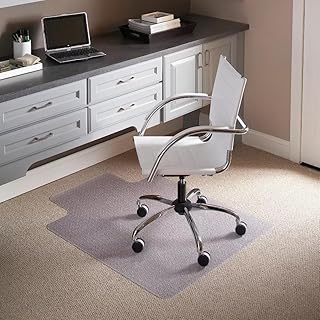 Office Chair Mats for Hardwood, Carpet, and Tile Floors - Protect Floors and Enhance Workspace Comfort Ideal for Home Office and Gaming, and Durable (30''*48'', Convex)