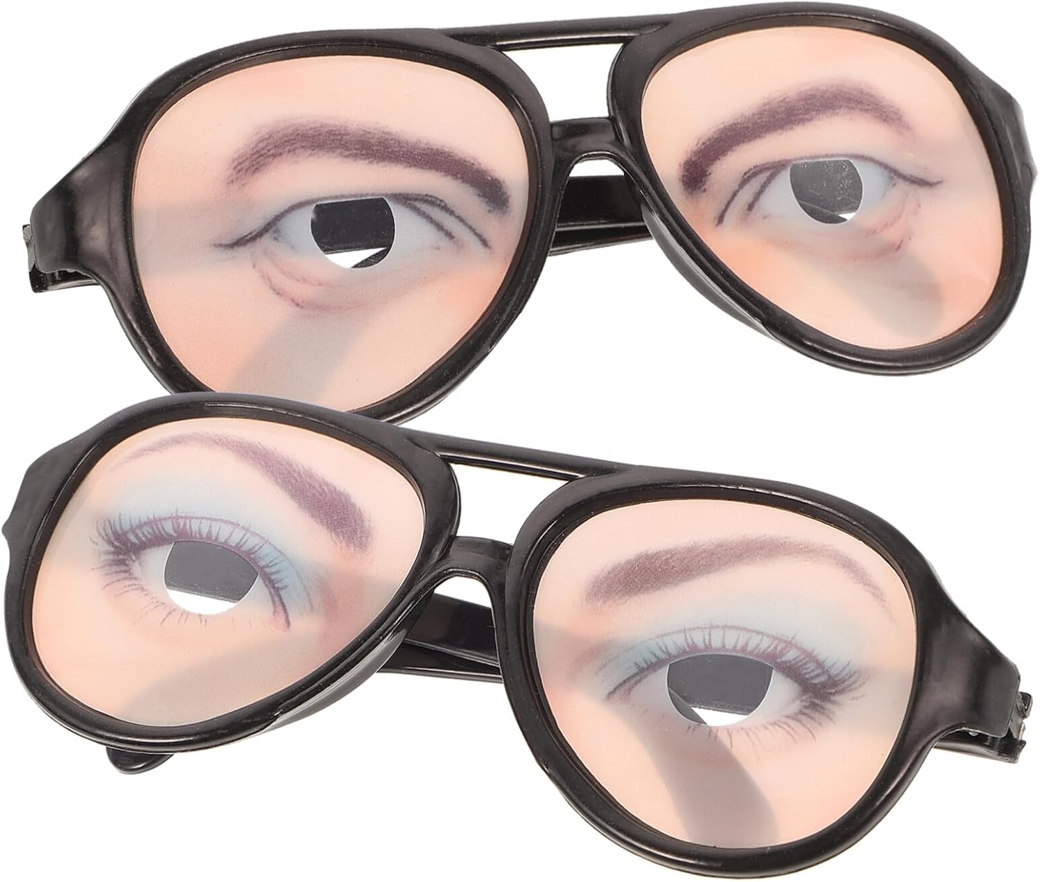 Alipis Halloween Trick Toy Female Male Funny Eyes Glasses Costume Prank Disguise Eyeglass Party Favors Toys for Halloween