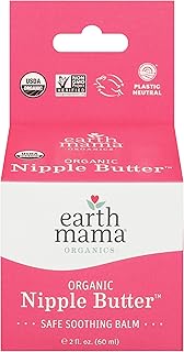 EARTH MAMA ANGEL BABY Organic Natural Nipple Butter, 2 FZ