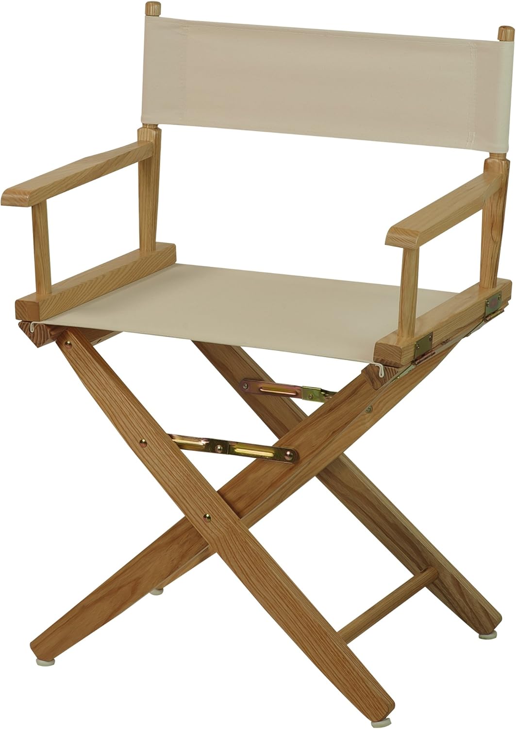 American Trails Extra-Wide Premium 18" Director's Chair Natural Frame with Natural Canvas