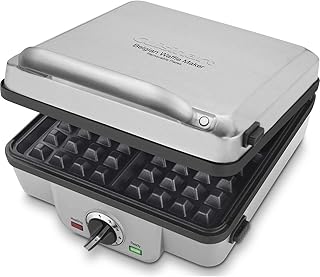 Cuisinart WAF-300P1 Belgian Waffle Maker with Pancake Plates, Brushed Stainless