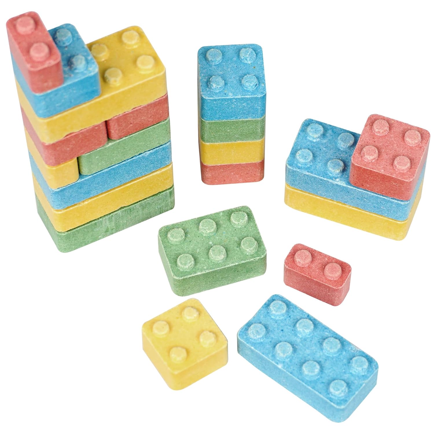 Blox Candy, 3 Pound Bag, Blocks Candy, Edible Assorted Candy