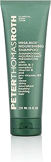 Peter Thomas Roth | Mega-Rich Nourishing Shampoo | Biotin B-7 Complex Shampoo for Clean, Shiny, Healthier-Looking Hair, 8 Fl Oz (Pack of 1)