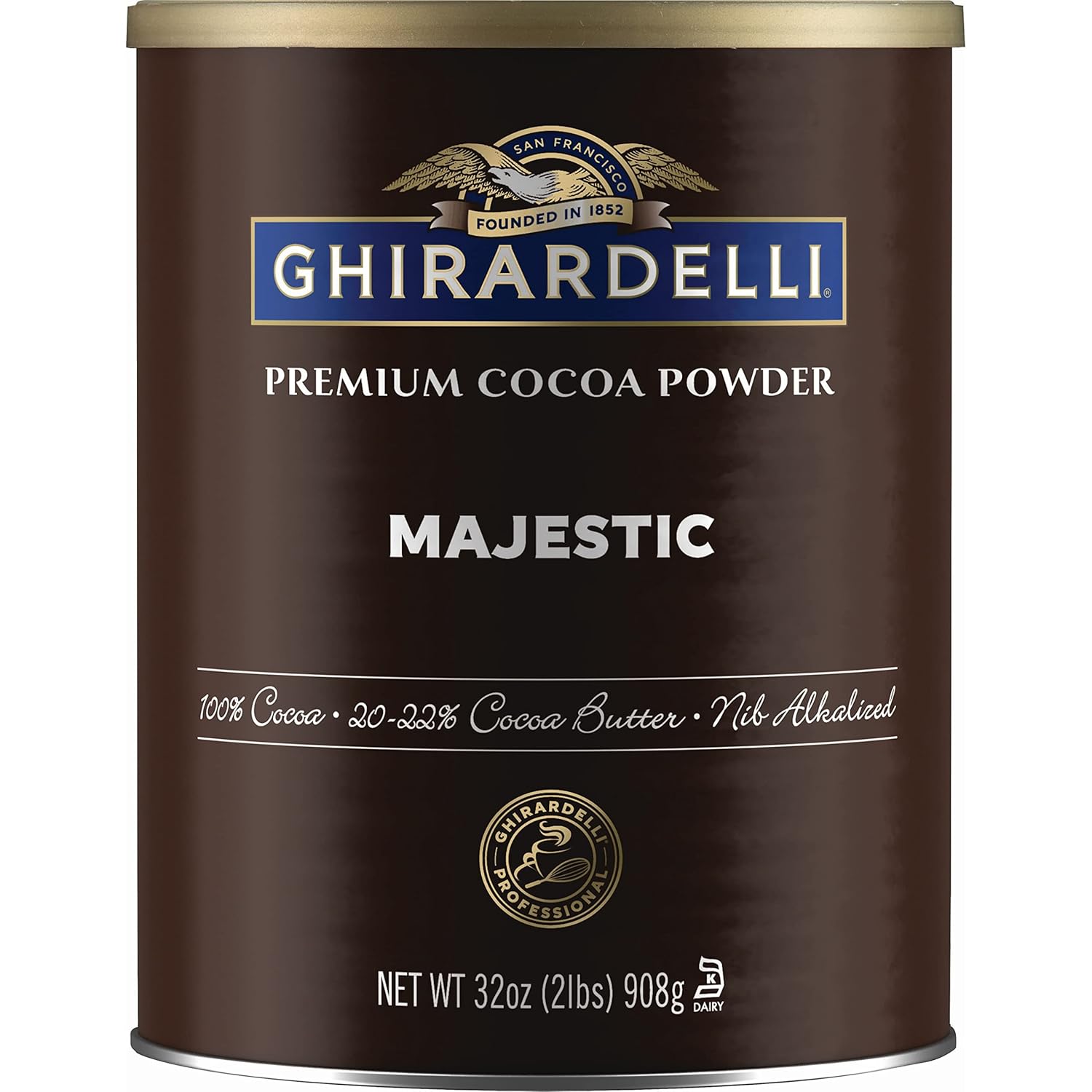 Ghirardelli Majestic Dutch Processed Cocoa Powder, 2 lb
