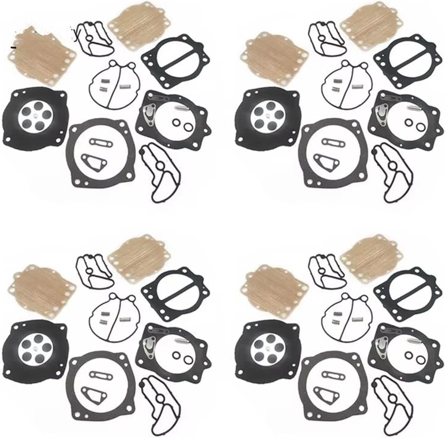 DZSQWETYU Carburetor Carb Carburetor Repair Kit For Kawasaki For 900 1100 STX ZXI For 750 SS SSXI ST STX ZXI X-2 For 650 SX TS X2 Xi Sport Fuel Supply(4 SET)