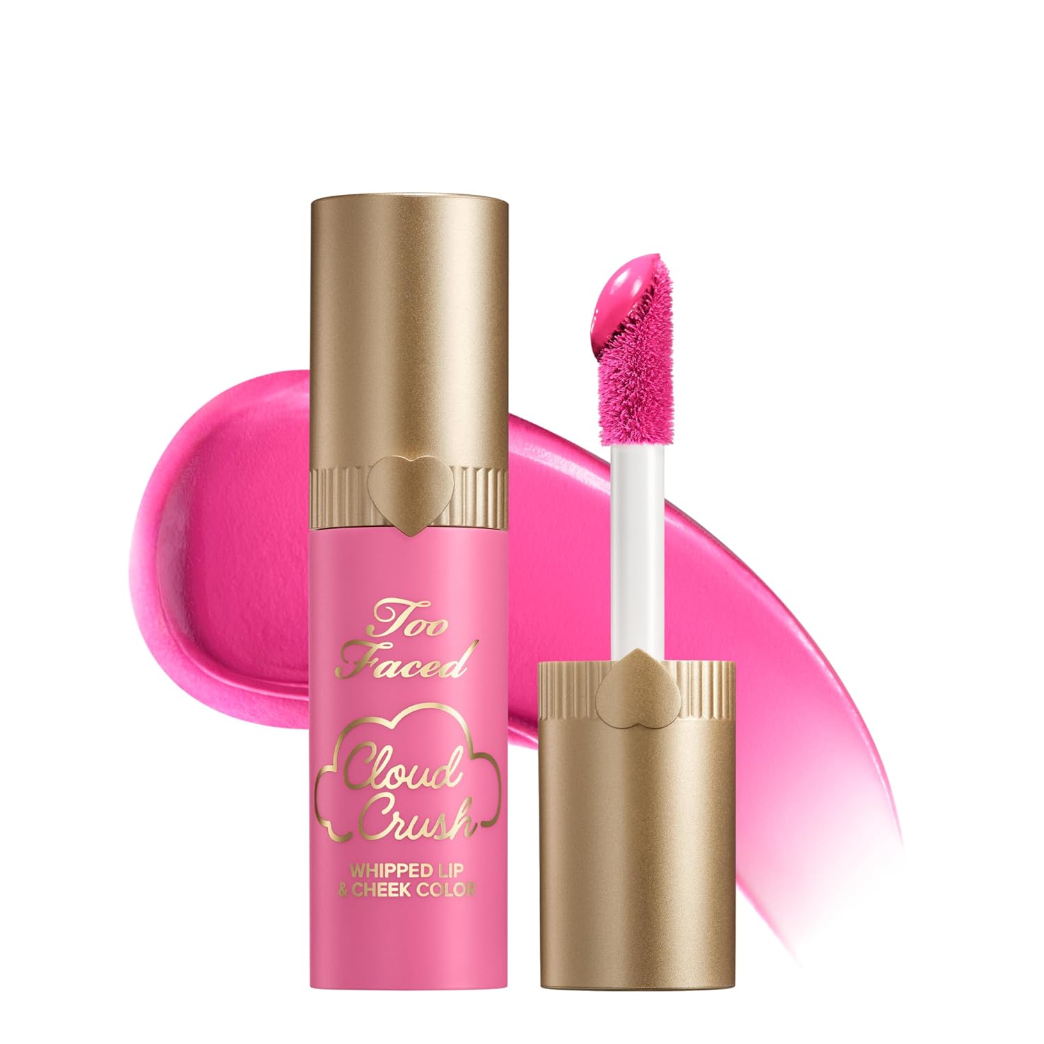 Too Faced Cloud Crush Whipped Lip & Cheek | Creamy Multi-Use Formula with Hyaluronic Oil for a Soft-Focus Longwear Flush